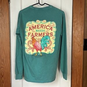 America Needs Farmers On Comfort Colors Tee